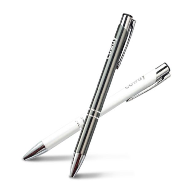 Picture of Aluminium Ball Pen (White/Grey)